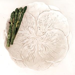 Vietri | Italian Ceramic Majolica Asparagus Serving Bowl